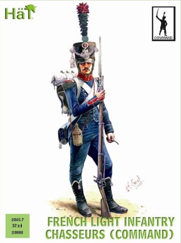 Przejdź do produktu HAT 28017 - 28 mm - French Light Infantry Chasseurs (Command)