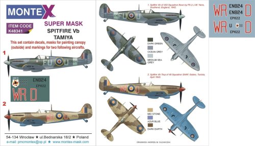 Przejdź do produktu MONTEX K48341 - 1:48 Spitfire Mk.Vb