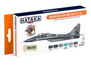 HATAKA CS17 - Zestaw farb Modern Polish Air Force vol. 1