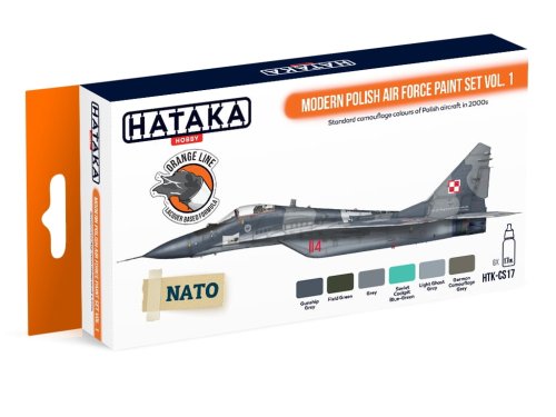 Przejdź do produktu HATAKA CS17 - Zestaw farb Modern Polish Air Force vol. 1