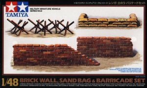 TAMIYA 32508 - 1:48 Brick Sandbag Barricade Set