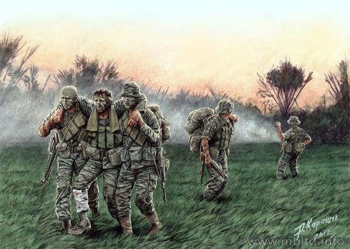 Przejdź do produktu MASTER BOX 35107 - 1:35 Head for the Huey, Vietnam War series