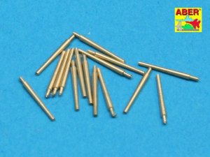 ABER 1:350L-34  - 1:350 Set of 16 pcs 102 mm QF Mk.V barrels for Royal Navy