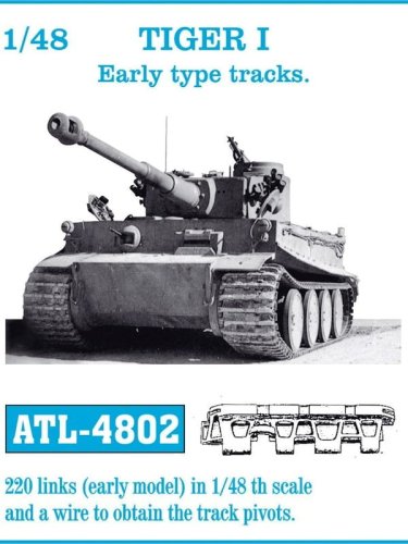Przejdź do produktu Friulmodel ATL-4802 - 1:48 Metalowe gąsienice Tiger I typ wczesny