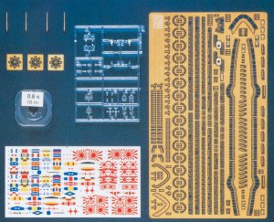 HASEGAWA 72107 QG7 - 1:350 Mikasa Detail-Up Parts Basic