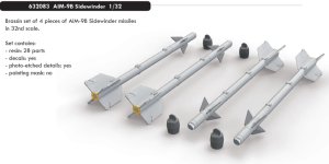 EDUARD 632083 - 1:32 AIM-9B Sidewinder