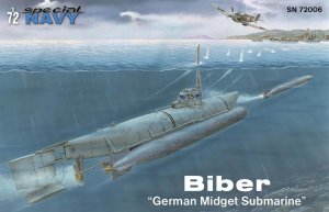 SPECIAL HOBBY N72006 - 1:72 Biber - German Midget Submarine