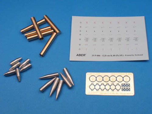 Przejdź do produktu ABER 35P06  - 1:35 Amunicja 12,8 cm K.40 do (Pz.Sfl) Sturer Emil