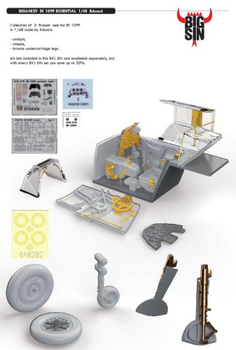 Przejdź do produktu EDUARD SIN64829 - 1:48 Messerschmitt Bf 109F Essential