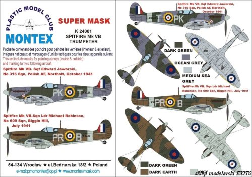 Przejdź do produktu MONTEX K24001 - 1:24 Spitfire Mk.VB