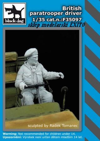 Przejdź do produktu BLACK DOG F35097 - 1:35 British paratrooper driver