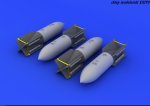 EDUARD 648161 - 1:48 SC 250 German bombs