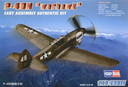 Przejdź do produktu HOBBY BOSS 80252 - 1:72 P-40N Warhawk