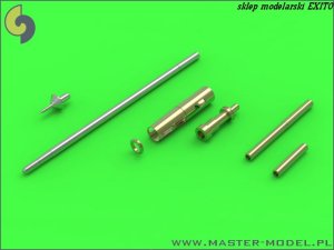 MASTER AM-32-068 - 1:32 MiG-15 & MiG-15bis końcówki działek 37mm i 23mm, podstawa anteny i rurka Pitota