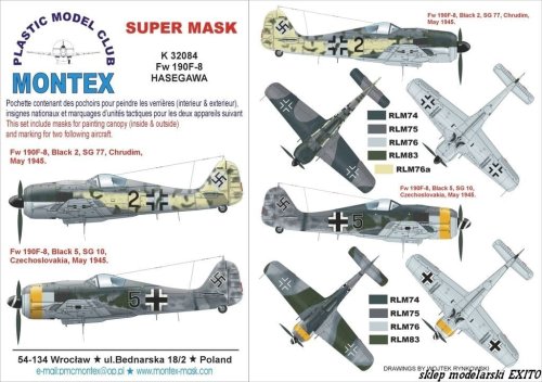 Przejdź do produktu MONTEX K32084 - 1:32 Fw-190 F-8