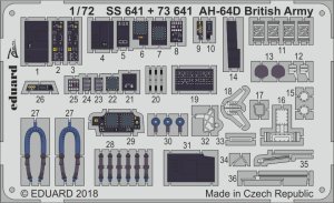 EDUARD SS641 - 1:72 AH-64D British Army