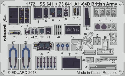 Przejdź do produktu EDUARD SS641 - 1:72 AH-64D British Army