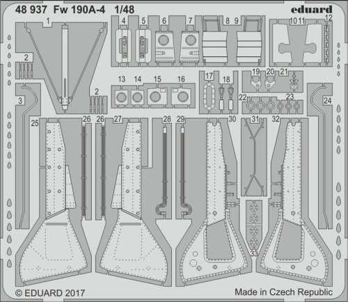 Przejdź do produktu EDUARD 48937 - 1:48 Fw 190A-4