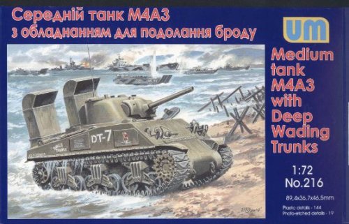 Przejdź do produktu UNIMODELS 216 - 1:72 M4A3 with Deep Wading Trunks