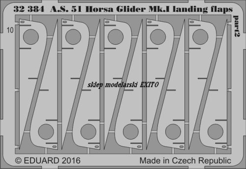 Przejdź do produktu EDUARD 32384 - 1:32 A.S. 51 Horsa Glider Mk.I landing flaps