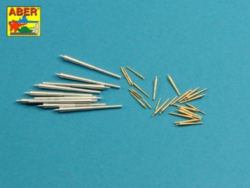 Przejdź do produktu ABER 1:350L-74  - 1:350 Barrels set for German WWI Battleships, Konig, Grosser, Kurfurst, Markgraf, Kronprinz 305 mm x10, 150 mm x 14, 88 mm x 10