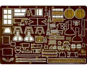 PART S72008 - 1:72 Messerschmitt Bf 109 F-4