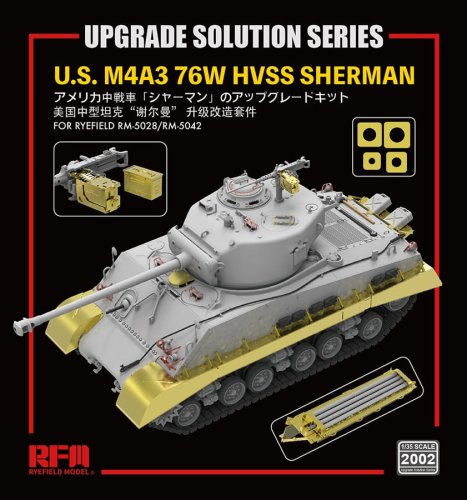Przejdź do produktu RYE FIELD MODEL 2002 - 1:35 U.S M4A3 76W HVSS Sherman - Upgrade Solution