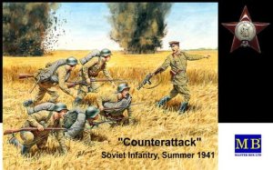 MASTER BOX 3563 - 1:35 Counterattack . Soviet Infantry, Summer 1941
