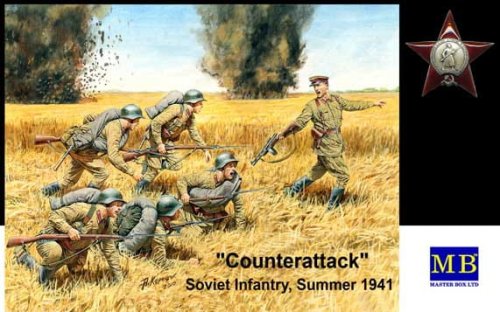 Przejdź do produktu MASTER BOX 3563 - 1:35 Counterattack . Soviet Infantry, Summer 1941