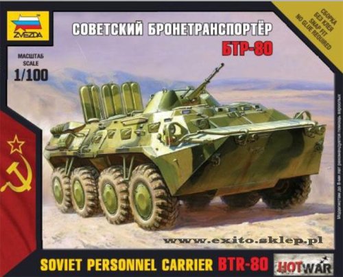 Przejdź do produktu ZVEZDA 7401 - 1:100 BTR-80 Soviet Personnel Carrier - Hot War Series