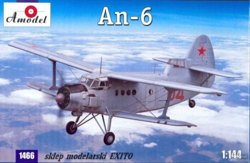 Przejdź do produktu AMODEL 1466 - 1:144 Antonov An-6