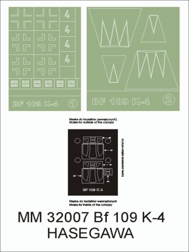Przejdź do produktu MONTEX MM32007 - 1:32 Messerschmitt Bf-109 K-4