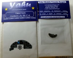 YAHU YMA7225 - 1:72 Junkers Ju 88C-6 tablica przyrządów