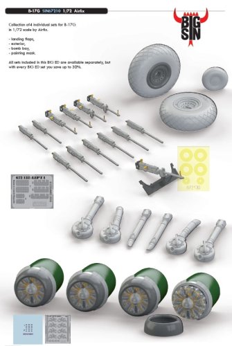 Przejdź do produktu EDUARD SIN67210 - 1:72 B-17G