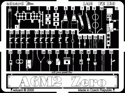 Przejdź do produktu EDUARD FE129 - 1:48 A6M2 Zero