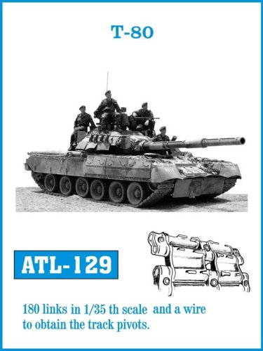 Przejdź do produktu Friulmodel ATL-129 - 1:35 Metalowe gąsienice T-80