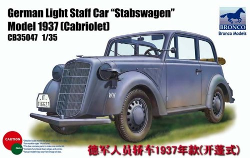 Przejdź do produktu BRONCO CB 35047 - 1:35 German Opel Light Staff Car Stabswagen