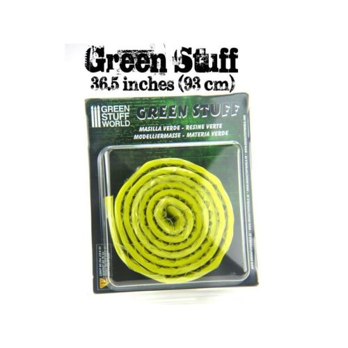 Przejdź do produktu GREEN STUFF 9001 - Green Stuff Tape 93 cm - Masa modelarska dwuskładnikowa