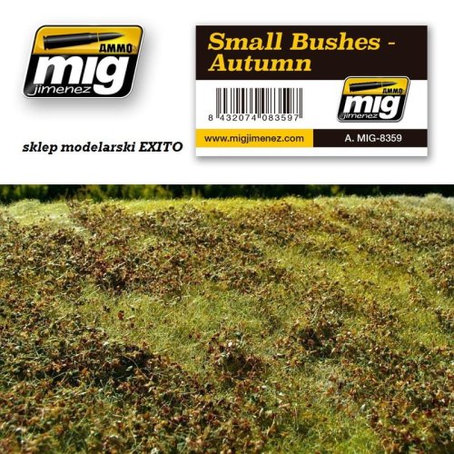 Przejdź do produktu AMMO MIG 8359 - Small Bushes - Autumn - mata roślinna