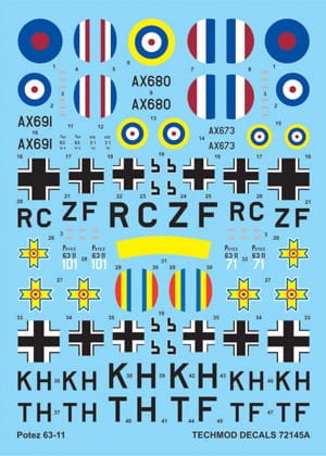 Przejdź do produktu TECHMOD 72145 - 1:72 Potez 63-11 w/canopy mask
