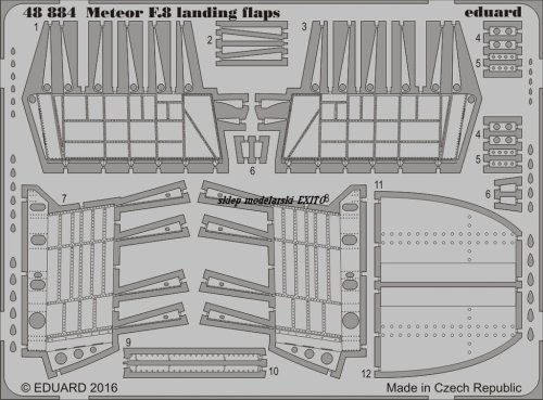 Przejdź do produktu EDUARD 48884 - 1:48 Meteor F.8 landing flaps