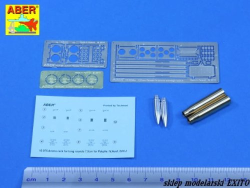 Przejdź do produktu ABER 16075A - 1:16 Pz.Kpfw.IV Ausf H/J vol.16A - Ammo stowage rack type A for long rounds