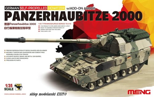 Przejdź do produktu MENG MODEL TS019 - 1:35 Panzerhaubitze 2000 w/ Add-on armor
