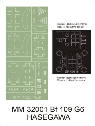 Przejdź do produktu MONTEX MM32001 - 1:32 Messerschmitt Bf-109 G-6