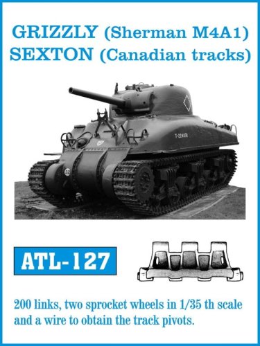 Przejdź do produktu Friulmodel ATL-127 - 1:35 Metalowe gąsienice Grizzly & Sexton Canadian