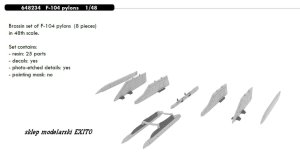 EDUARD 648234 - 1:48 F-104 pylons