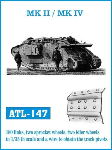 Przejdź do produktu Friulmodel ATL-147 - 1:35 Metalowe gąsienice MK II / MK IV