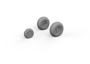 EDUARD 672205 - 1:72 B-25 wheels