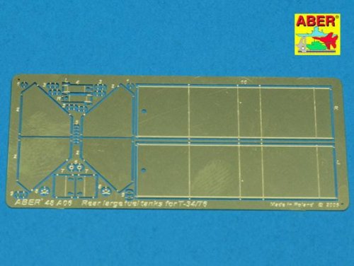 Przejdź do produktu ABER 48A06 - 1:48 Rear large fuel tanks for T-34/76