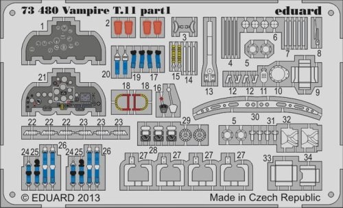 Przejdź do produktu EDUARD 73480 - 1:72 Vampire T.11